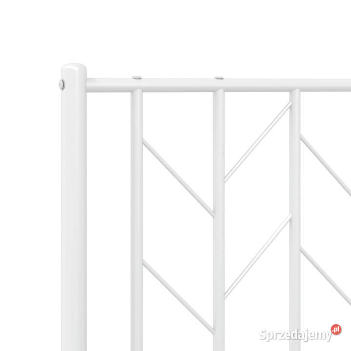 Metalowe wezgłowie białe 80 WM374513 Dom i Ogród sprzedam