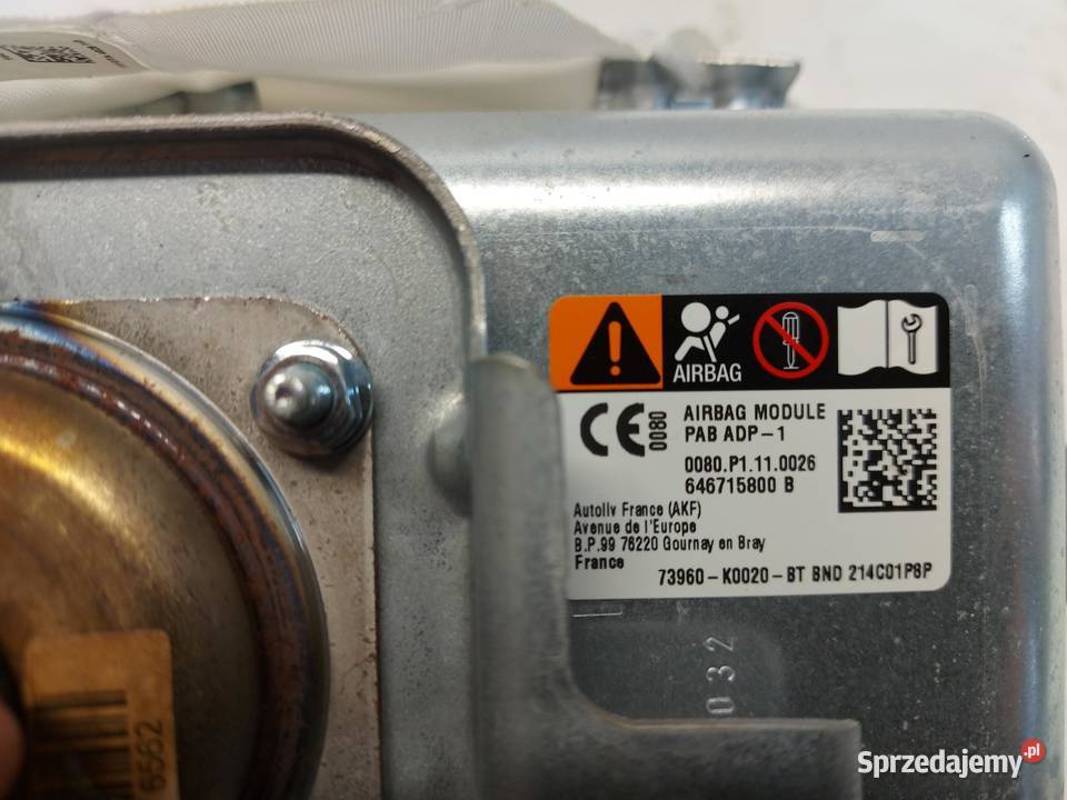 TOYOTA YARIS IV 4 Poduszka powietrzna Airbag