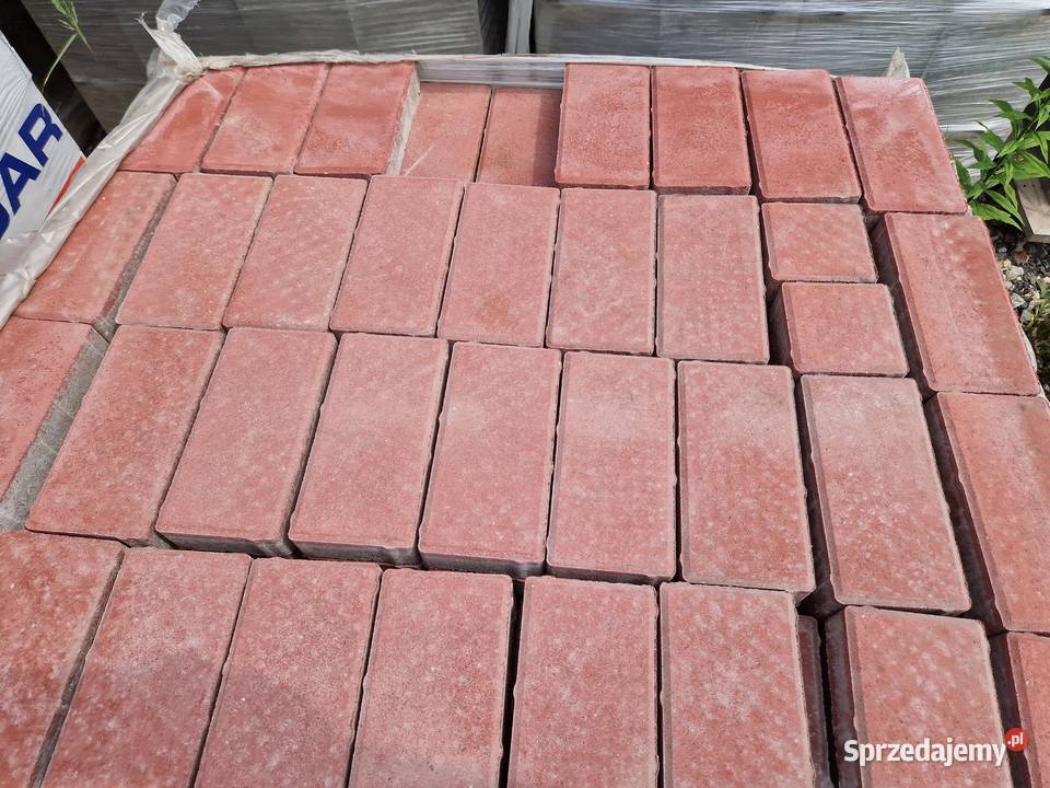 Kostka Brukowa Holland 4 Bordowy Prostokąt Jadar mazowieckie Wielogóra