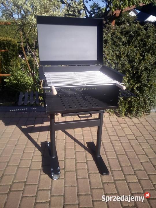 Solidny grill ogrodowy z popielnikiem blacha 4 mm!