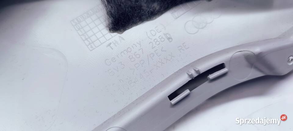OSŁONA SŁUPKA PRAWY TYŁ AUDI A3 8V 8V3867288B śląskie Przystajń sprzedam
