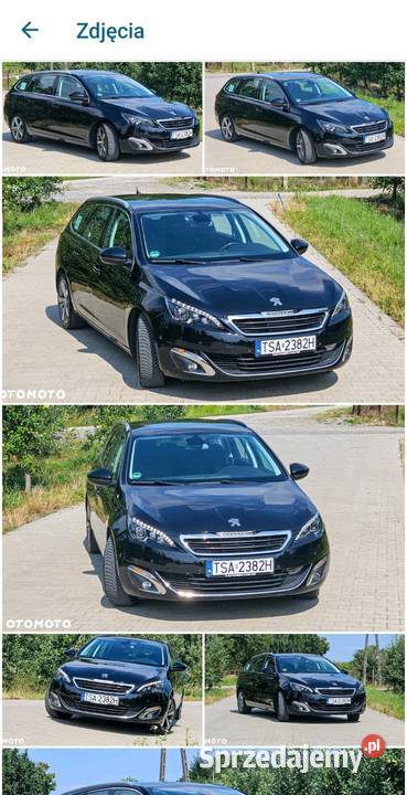 Peugeot 308SW automat benzyna 2017 Piaseczno
