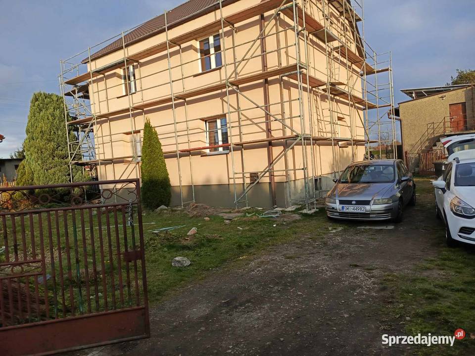 Malowanie elewacji ścian wyburzenia krycie Katowice