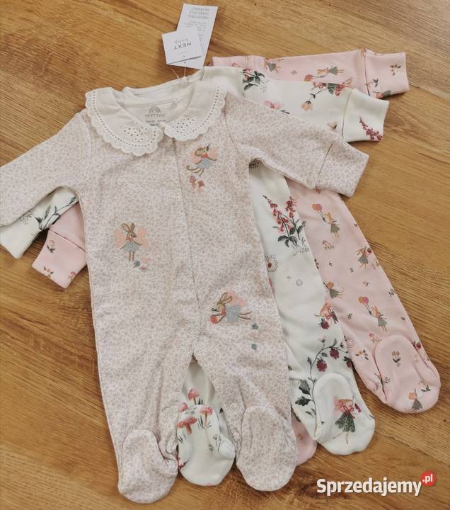 Pajacyki dziewczęce Next pajace śpiochy piżamki Lipowa