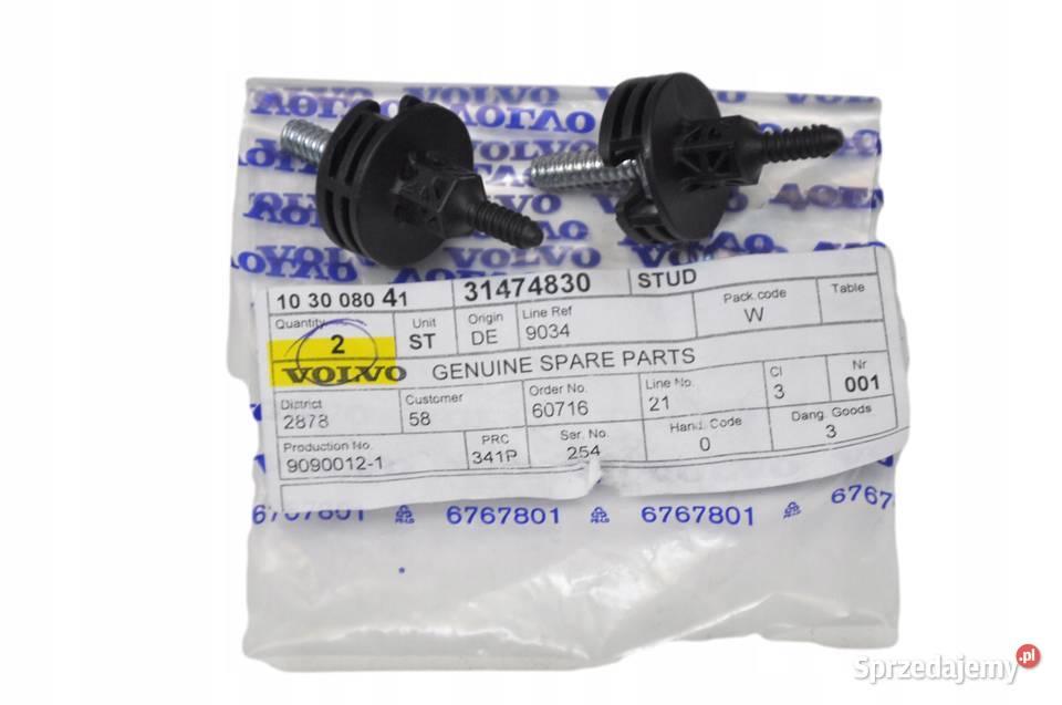 VOLVO V40 S60 V60 S80 sruba gornej oslony Akcesoria samochodowe Bielany Wrocławskie
