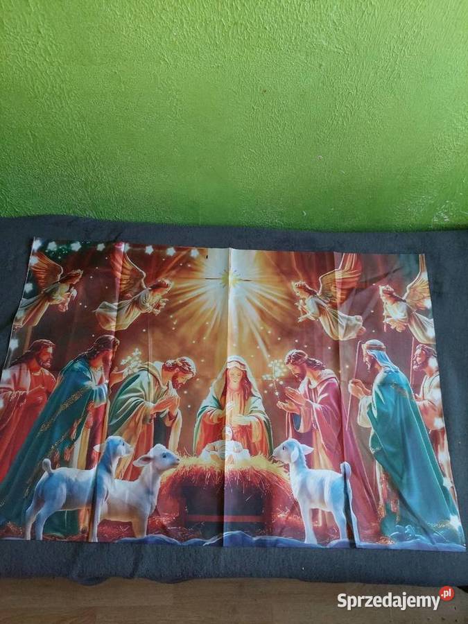 Baner ścienny z motywem świątecznym łódzkie Piotrków Trybunalski sprzedam
