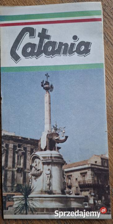 Catania Włochy Sycylia plan miasta plan miasta Kraków sprzedam