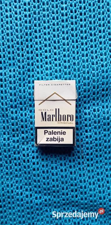 Paczka kolekcjonerska papierosów Marlboro Gold Małkinia Górna