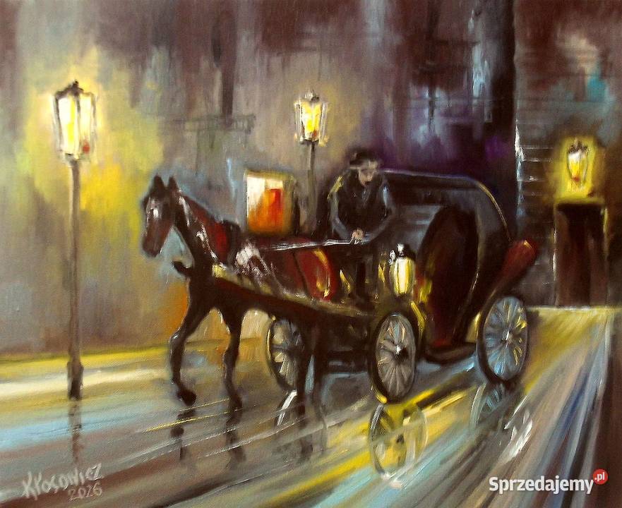 Obraz olejny Dorożka I Barlinek