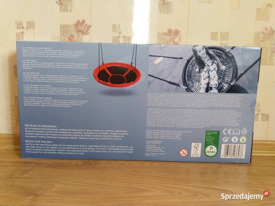 NAJTANIEJ Huśtawka Bocianie Gniazdo 110 Składana Zabrze