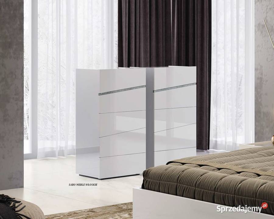 Zestaw do sypialni Kolekcja ELBA 167 biała Przemyśl