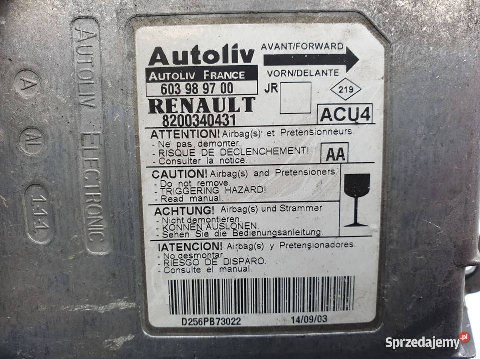 MODUŁ RENAULT SCENIC II 603989700