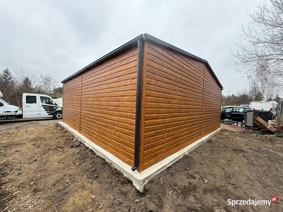 Garaż Blaszany 8x7 wyższy 250 hala wiata Mława