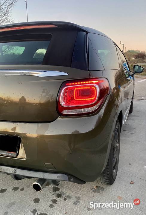 DS3 cabrio 1 właściciel nowości 108 brązowy