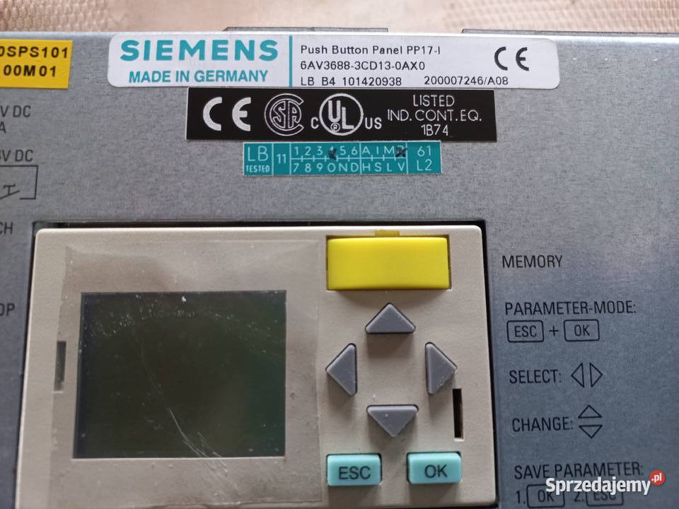 Push Button Panel PP171 Skoczów sprzedam