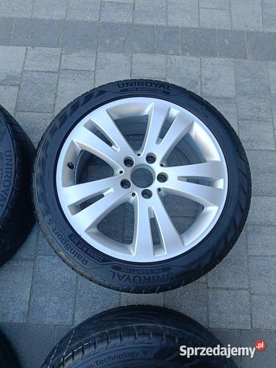 Alufelgi 17 5x112 ET47 z nowymi oponami letnimi