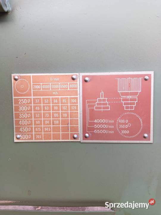 Piła tarczowa z podcinaczem Hamech KS 400 pomorskie Wejherowo