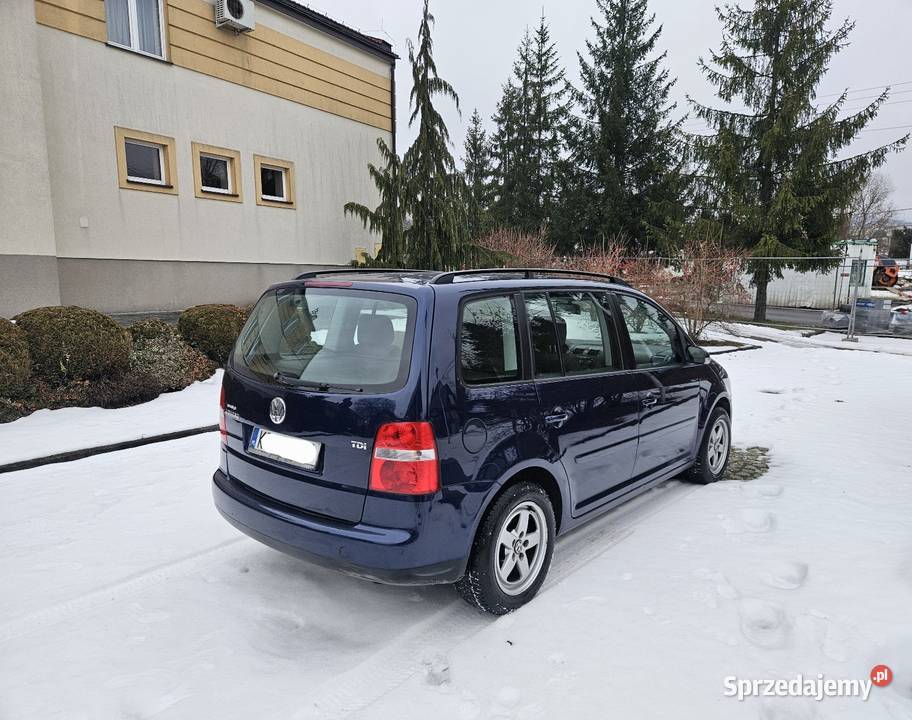 VW Touran 2005r 19Tdi Klimatronik Alufelgi Stan Ryglice