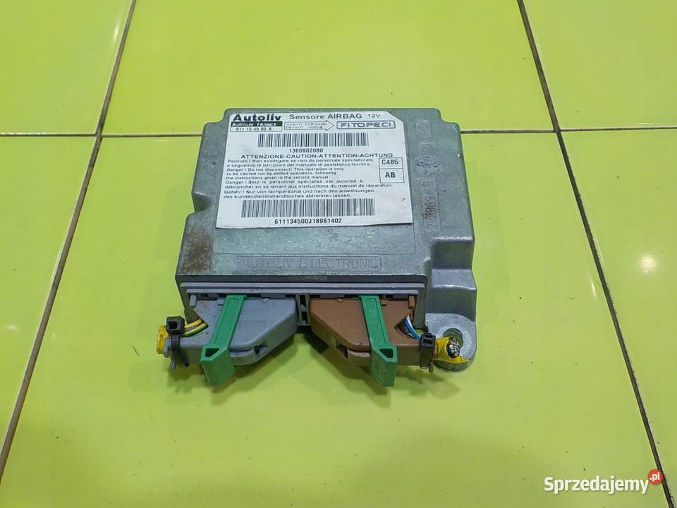 PEUGEOT BIPPER 14 B 09r VAN modul sensor AIRBAG Wyposażenie elektryczne mazowieckie Suków sprzedam