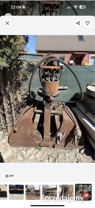 Łyżka chwytakowa czerpak