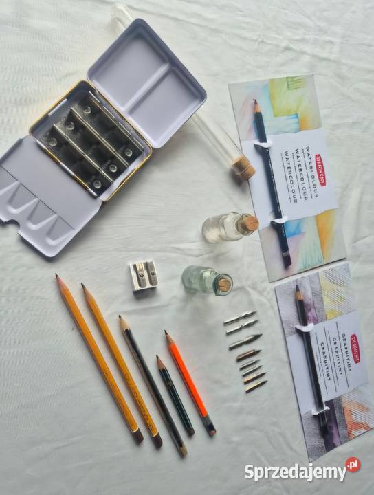Roman Szmal złoty box kredki akwarelowe stalówki Brzesko