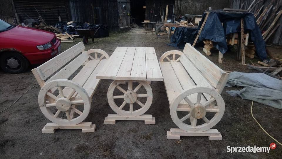 Komplet Ogrodowy z Kołami Tuchola