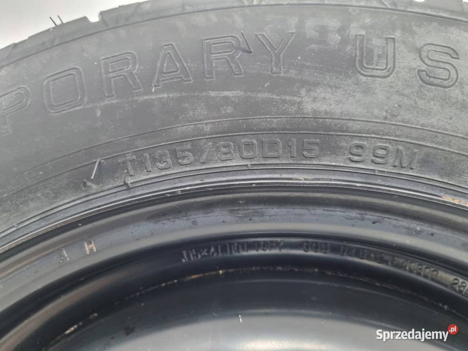 KOŁO DOJAZDOWE Nissan Almera N16 13580 R15 Chełm