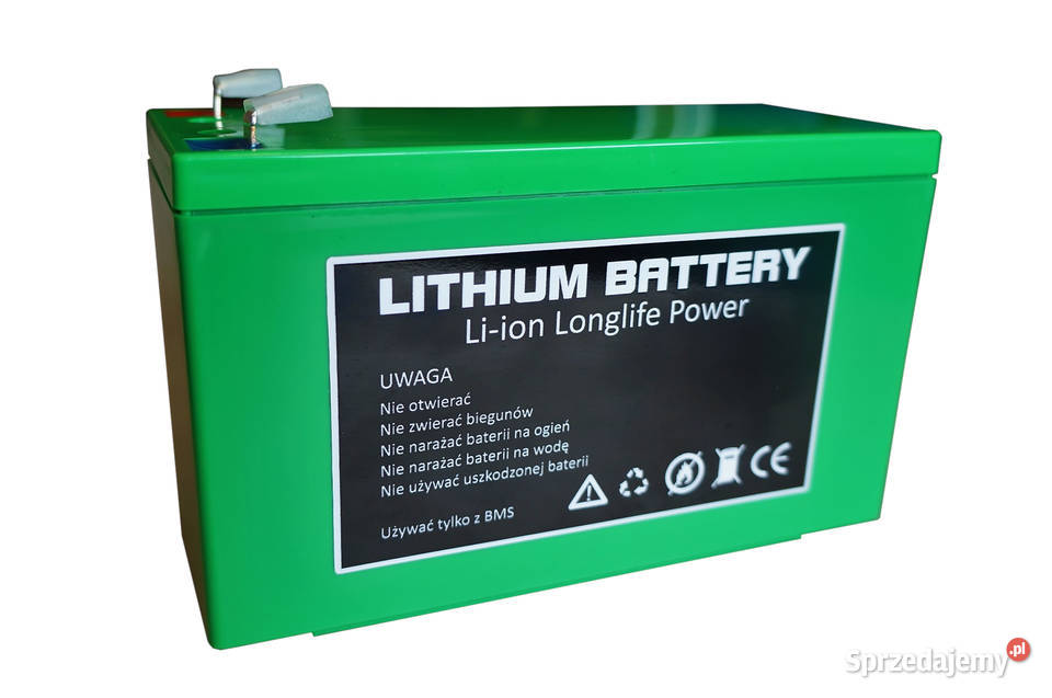Akumulator litowy Li ion 3S 14Ah 12V do echosondy