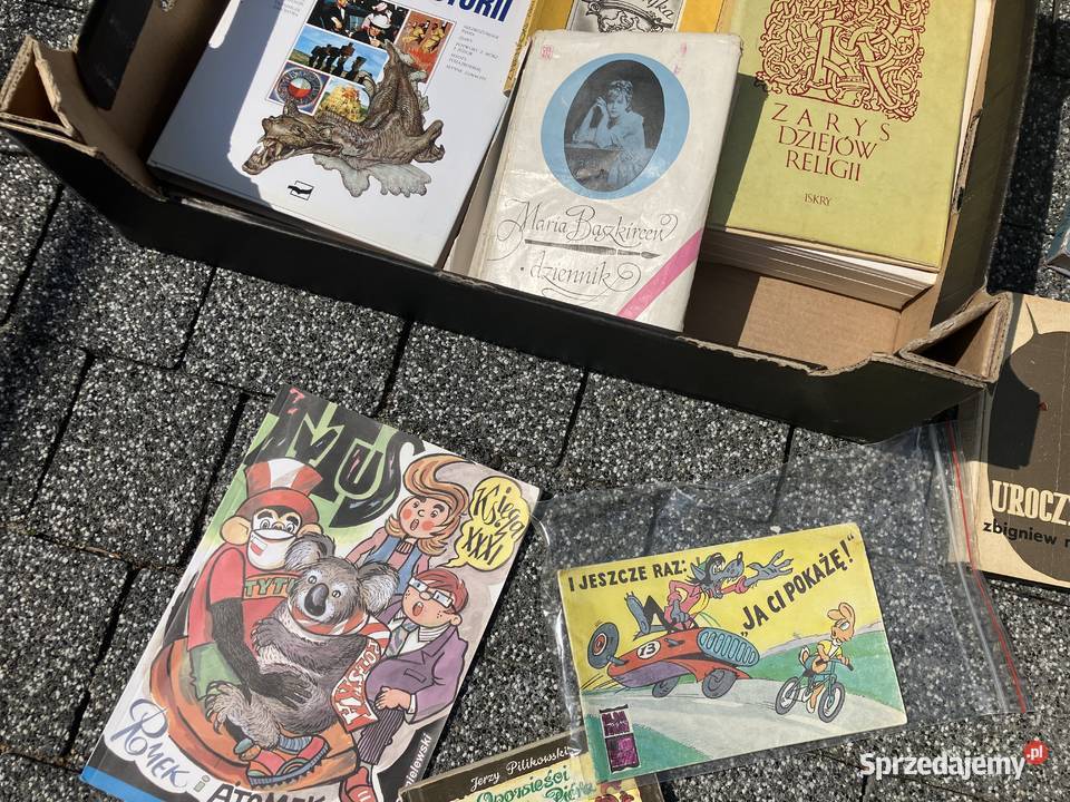 Wyprzedaż Garażowa Stare Książki PRL małopolskie sprzedam