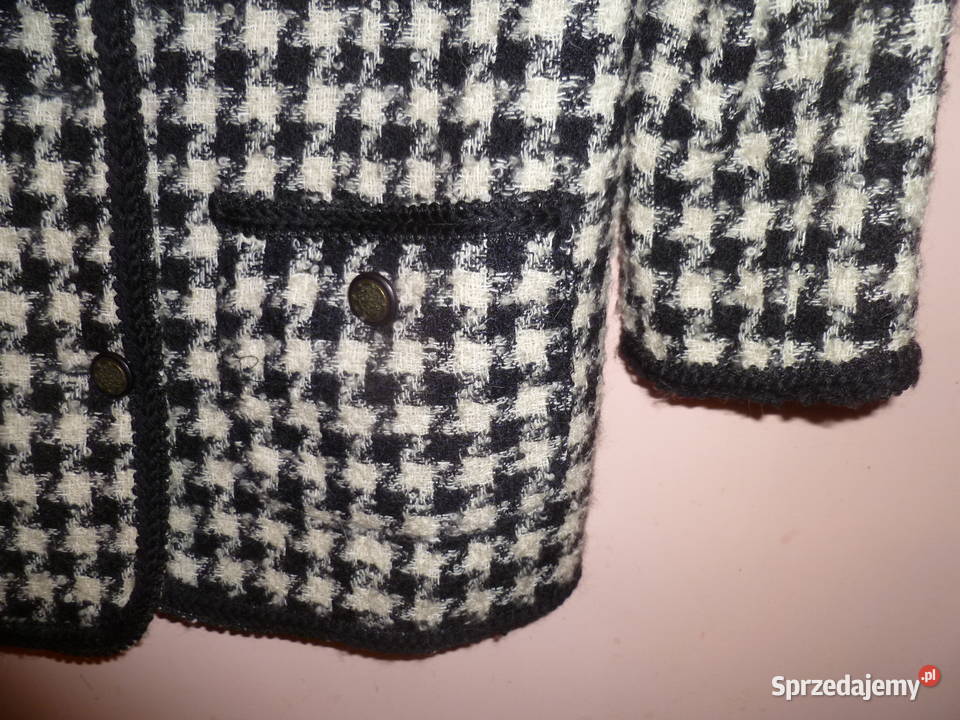 Żakiet pepitko Inny materiał Kraków