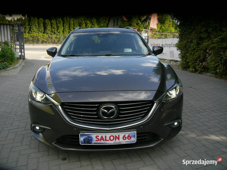 Mazda 6 22d Automat Led Skóra Navi Bezwypadkowy szyberdach Częstochowa