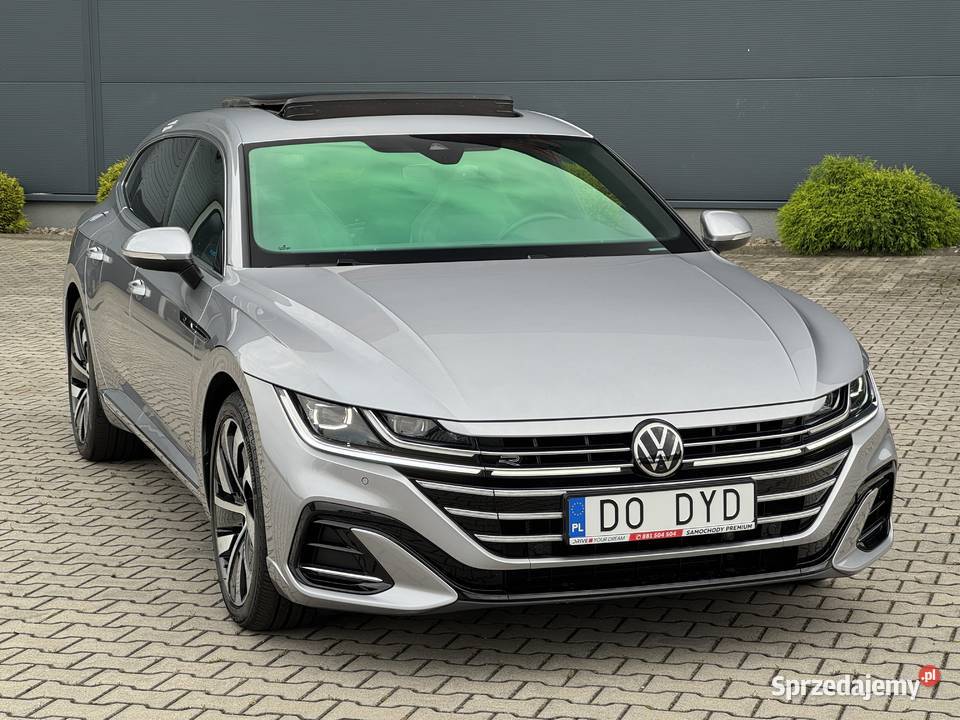 VW Arteon RLine 280 Harman IQLight nappa DCC ACC srebrny Bielany Wrocławskie sprzedam