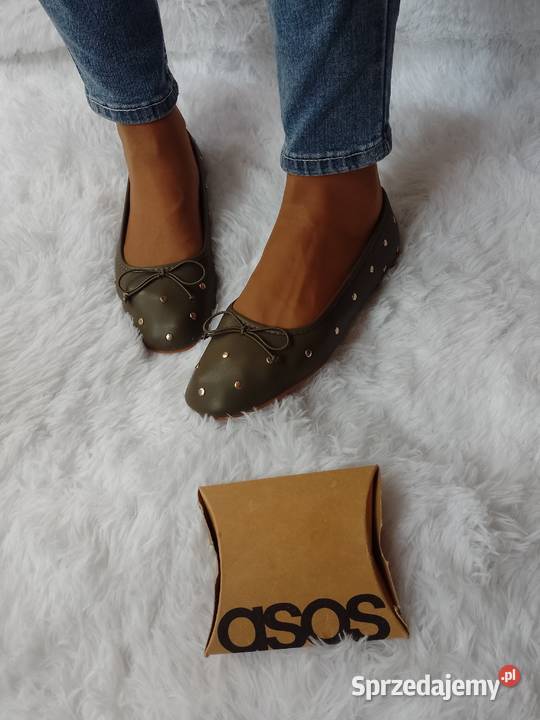 39 ASOS Design Bogato zdobione dżetami baleriny Kraków sprzedam