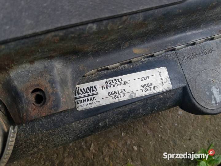 Chłodnica wiatrak z obudową Golf MK2 Jetta II Frysztak
