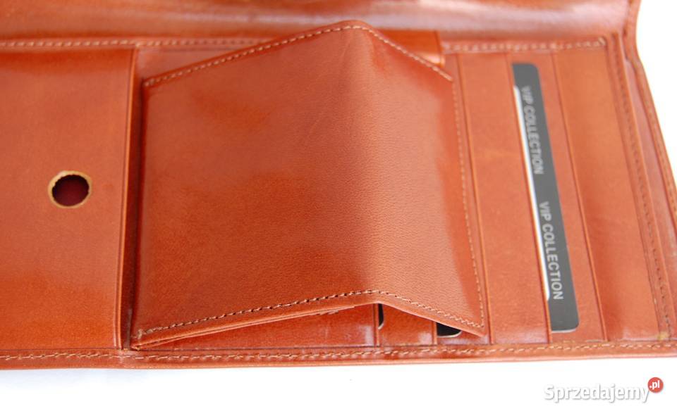 Portfel męski Vip Collection skóra naturalna Lublin
