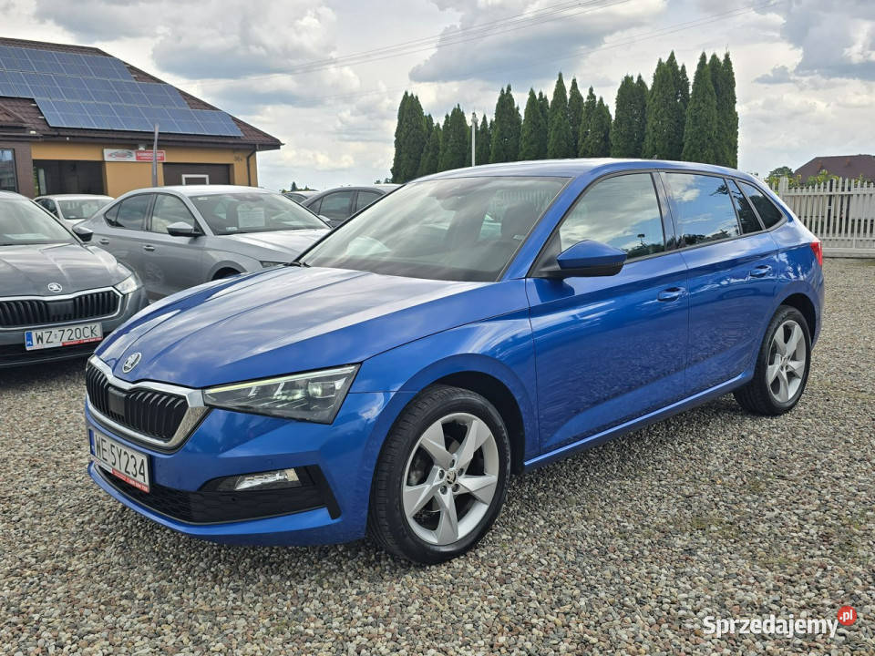 koda Scala STYLE Race Blue Salon Polska 2022 elektryczne lusterka Włocławek