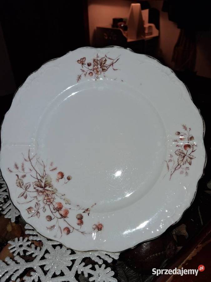 Talerzyki deserowe Hermann Ohme Szczawienko Żagań