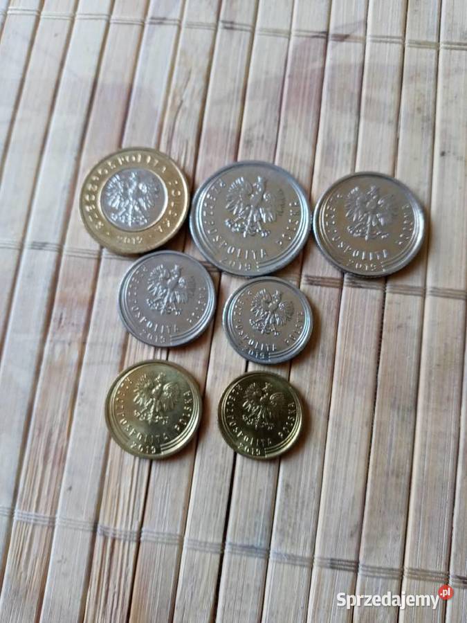 Monety z 2019 roku Skoczów sprzedam