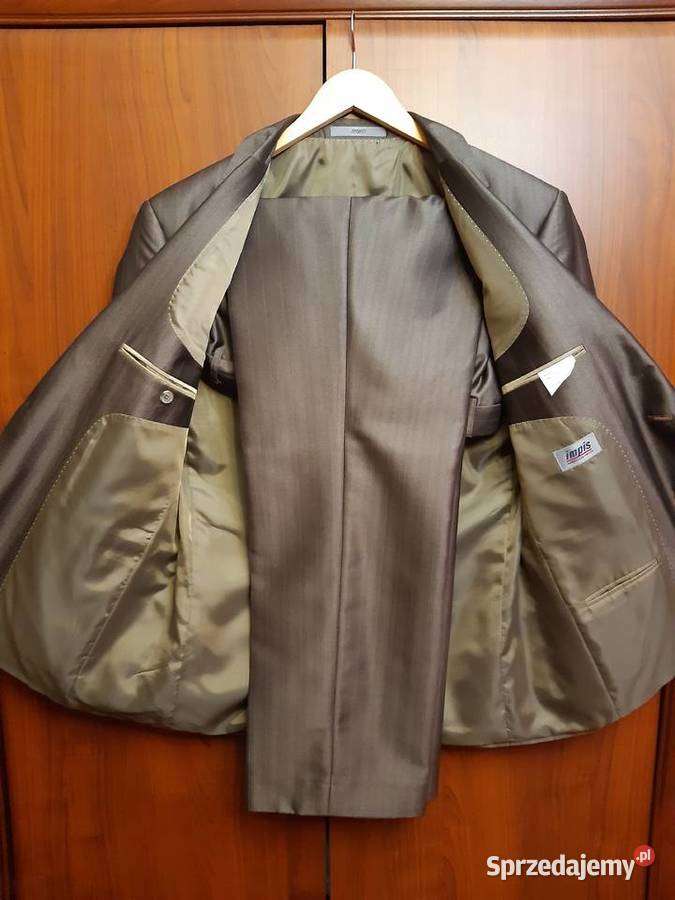 Garnitur męski grafitowy klasyczny