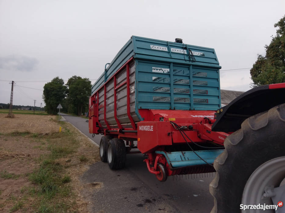Przyczepa samozbierajaca Mengele Law 360 Super Grodziec