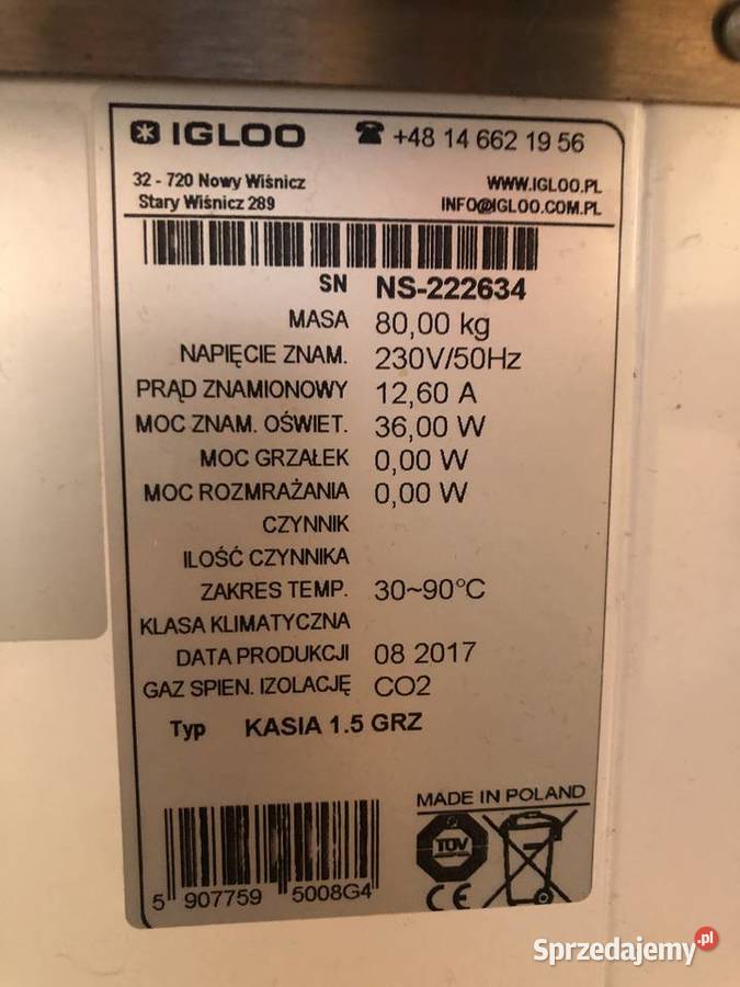 Witryna grzewczaEkspozycyjna bemar Sklep Rzeszów