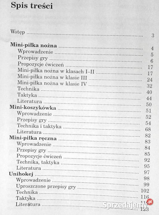 Gry zespołowe najmłodszych Przepisy technika Rok wydania 1999 Chełm sprzedam