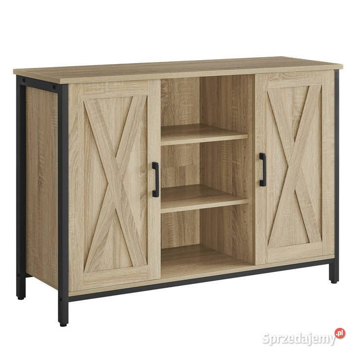 Komoda szafka regulowane półki i nóżki dąb opolskie