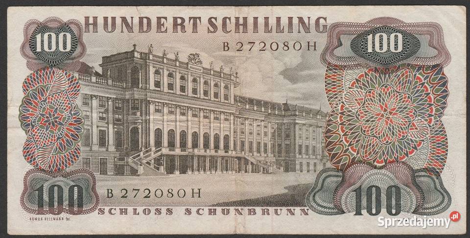 AUSTRIA 100 SCHILLING 1960 JOHANN STRAUSS Łódź sprzedam