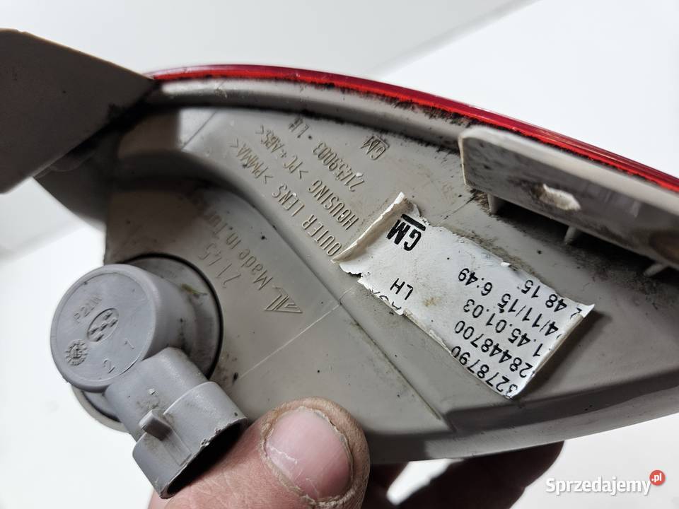 OPEL ZAFIRA C LAMPA PRZECIWMGIELNA LEWY TYŁ LEWA Międzychód sprzedam