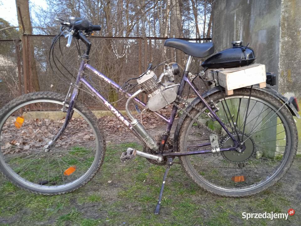 Rower z silnikiem spalinowym 80cc Pozostałe Sport i Wypoczynek mazowieckie Kroczów Mniejszy