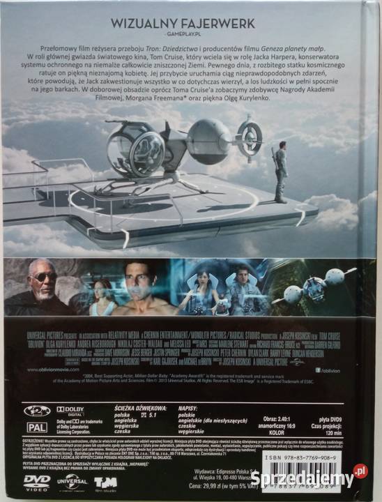 Niepamięć DVD Tom Cruise Olga Kurylenko Łódź