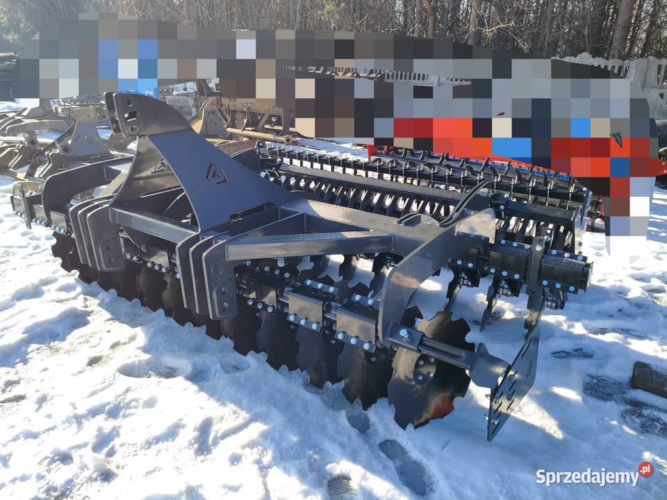 Brona talerzowa 3 m pełne wyposażenie nieuszkodzony Rolnictwo Rżuchów