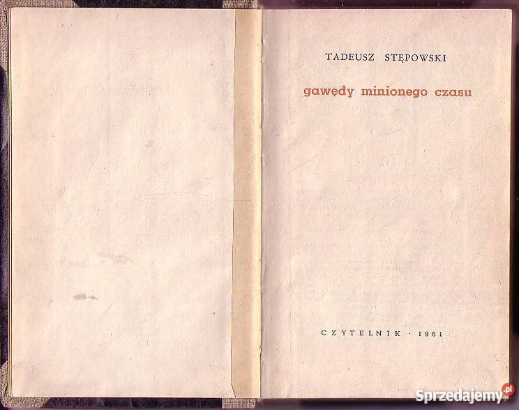 6810 GAWĘDY MINIONEGO CZASU TADEUSZ STĘPOWSKI Czyrna