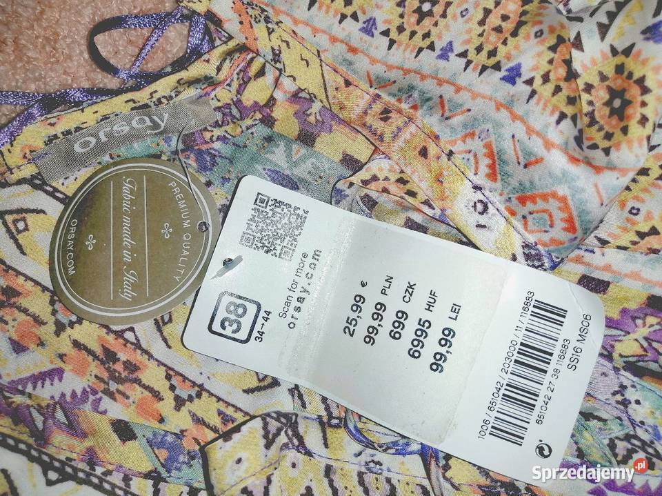 Bluzka ORSAY Limitowana Kolekcja Premium Quality krótki Leszno sprzedam